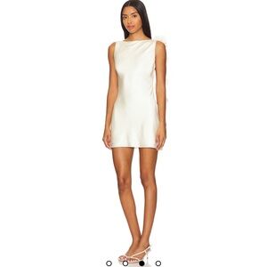 x Maggie MacDonald Mariam Mini Dress in Ivory